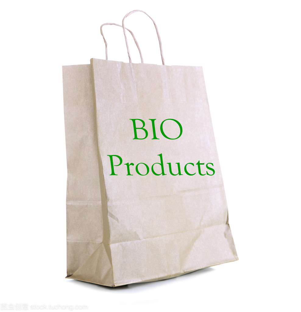 生物產(chǎn)品分離在白色紙袋