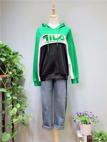 圖 時尚潮牌衛(wèi)衣品牌色調綠18年當季新款春裝折扣走份 廣州服裝 鞋帽 箱包